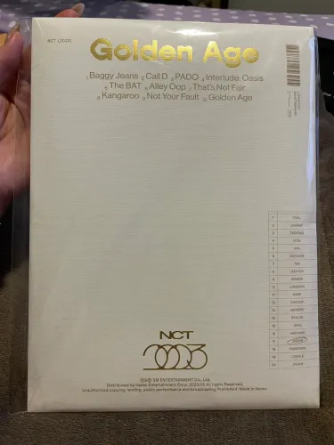 Álbum KPOP - NCT 2023 GOLDEN AGE (Collecting Versão) NOVO E LACRADO
