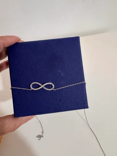 Colar infinito prata vivara