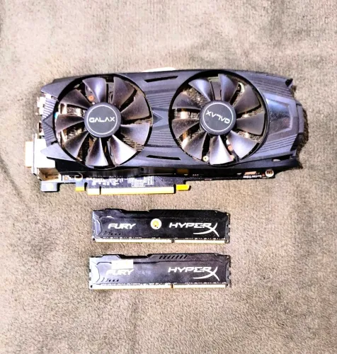Combo GTX 1060 6GB + Memórias DDR3 16 GB1600 mhz0MHz