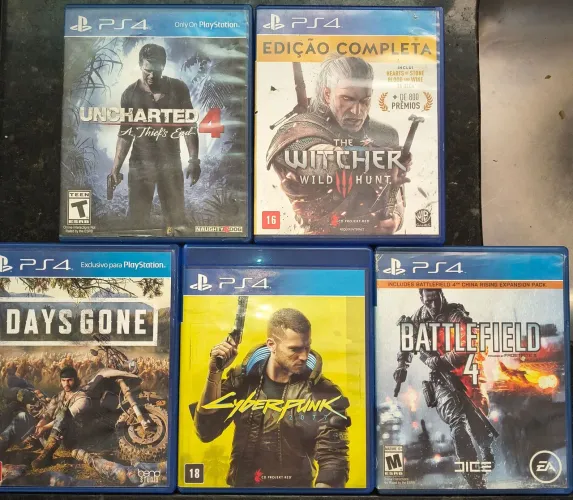 Venda de Jogos para PS4