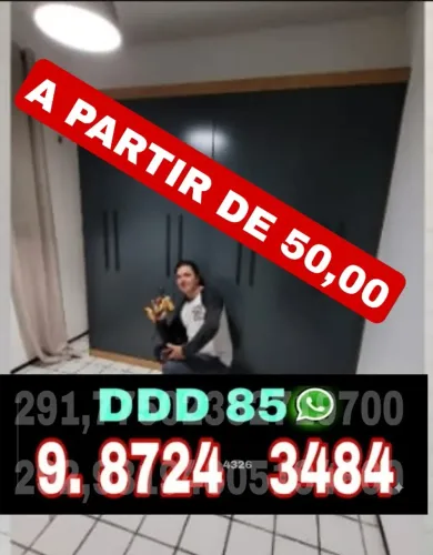 Montador de móveis para montagem e desmontagem de guarda-roupas, armários, closet e cômoda