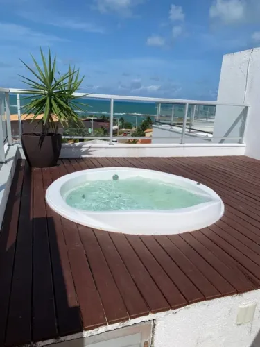 Duplex Mobiliado na Praia de Tabatinga | Cobertura c/ Jacuzzi