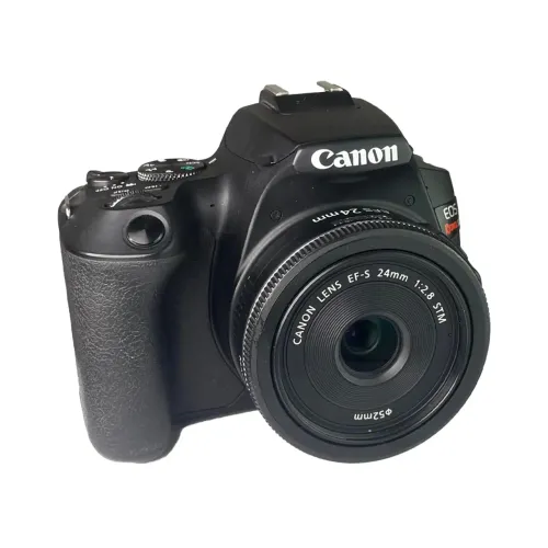 Câmera Canon SL3 + Lente 24mm f/2.8 + 2 baterias + Dumy + Cartão Sandisk 64gb
