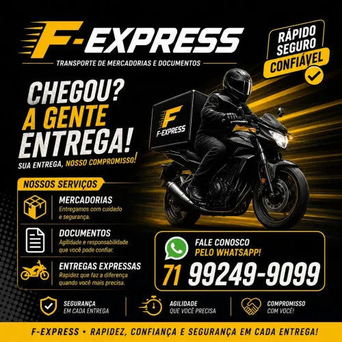 Precisando de Moto-boy? Eu sou a solução!