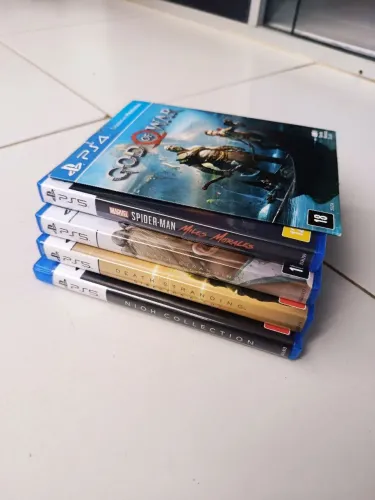 Lote de seis jogos PS4 e PS5 