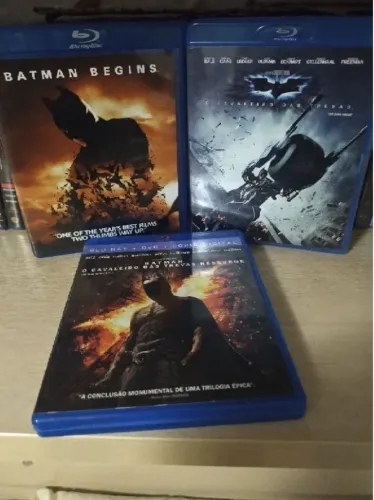 Batman Begins + Batman: O Cavaleiro das Trevas Ressurge + Batman Eternamente 