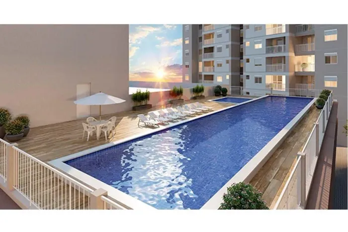 Apartamento a venda com 2 quartos, Condomínio Happy, Parque São Miguel, Hortolândia/SP