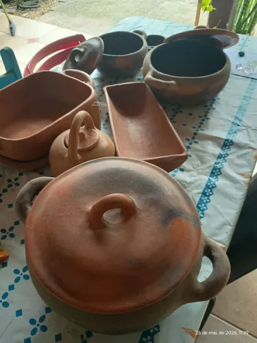 Caçarolas de barro