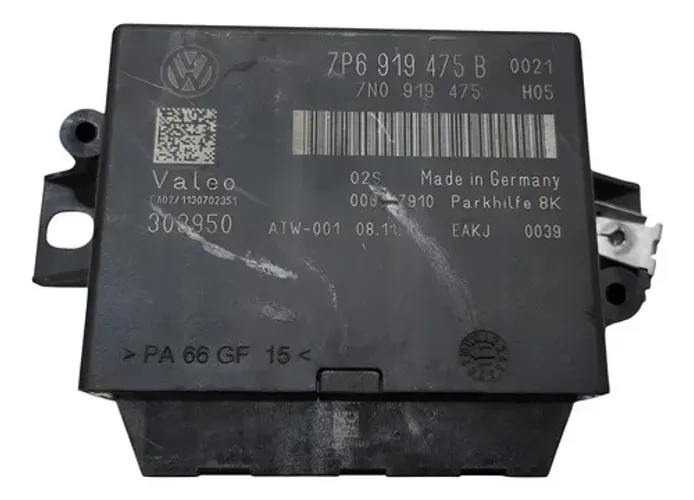 Módulo Estacionamento 7p6919475b Vw Touareg 3.6 2013 A 2018 Preto