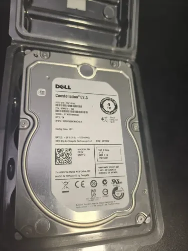HD DELL SAS 4 TB NOVO