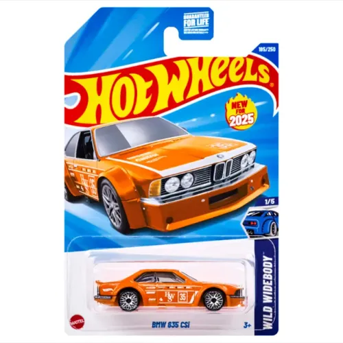 Hot Wheels BMW 635 CSi Wild Widebody Laranja 2025 Lacrada