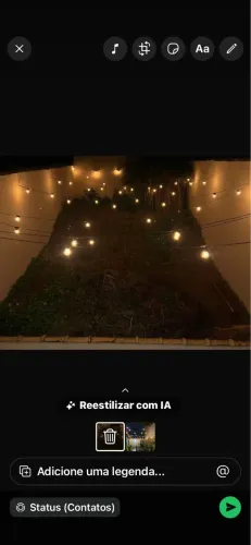 Varal de luzes