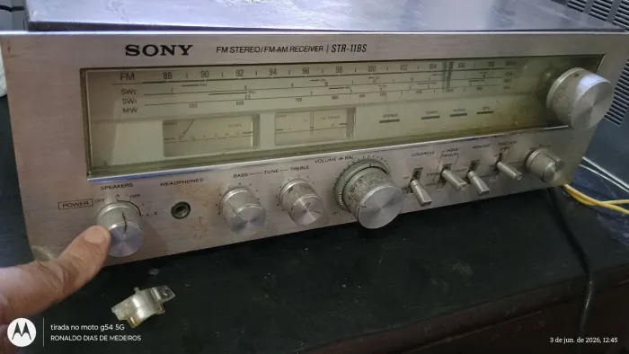 Receiver Sony str11bs ( sucata inteira)