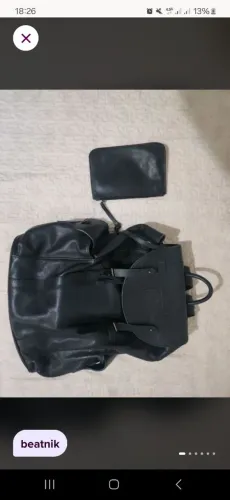 Mochila Beatnik and Son couro legítimo