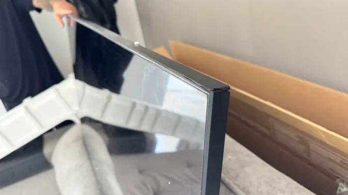 TV samsung 50 smart cristal 4k quebrada