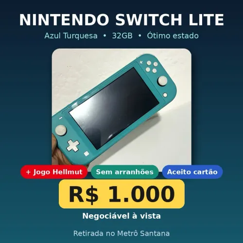 Nintendo Switch Lite 32gb BLOQUEADO