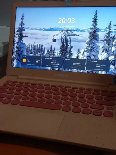 Notebook Samsung Flash F30 Rosa 64gb RAM: 4