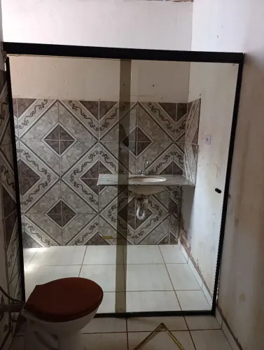 BOX DE VIDRO FUMÊ 