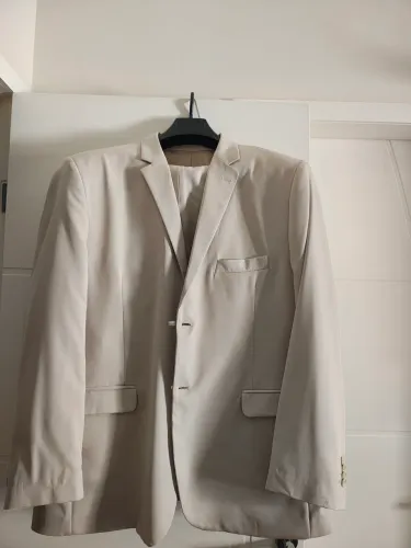 Terno Luigi Speciale Bege GGG Blazer 58 e Calça 54