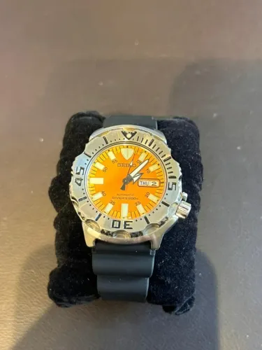 Relógio Seiko Monster "Orange" 1ª Geração - Março/2003 - Diver Ícone