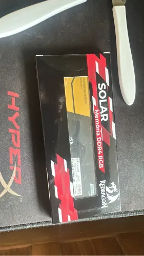 Memória RAM RGB 8GB 3600mhz Redragon Solar