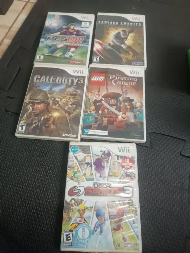 Lote jogos wii