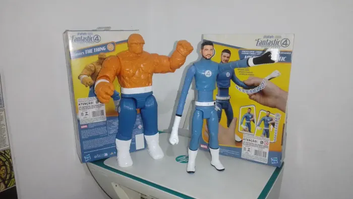 Lote (06) Titan Heroes - 30 centímetros Marvel!