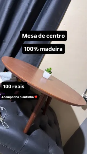 Mesa de centro de madeira
