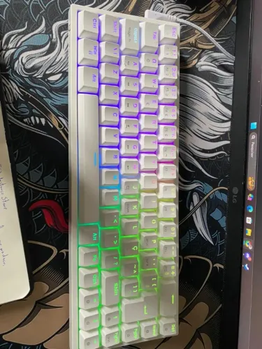 Teclado Mecânico Gamer Husky 65 Switch Brown Perfeito