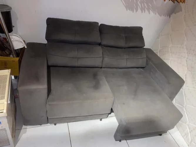 Sofá reclinável 