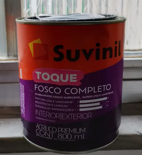 2 Latas de tinta de 800ml Suvinil