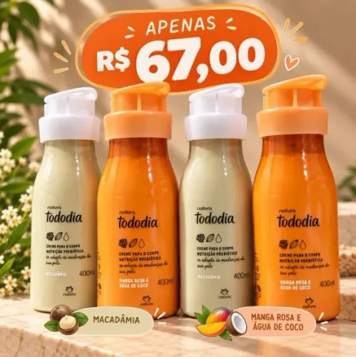 Vendo Hidratantes da Natura