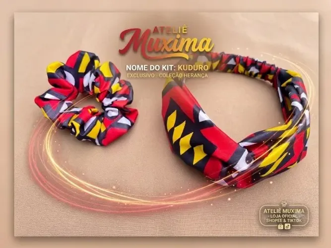 Kit Afro-Chic Muxima: Estampa Kuduro
