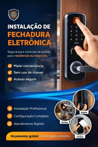 Fechadura eletrônica - 149$
