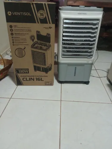 Oportunidade, vendo climatizador evaporativo, ventisol 16 litros , 1 mês de uso. 380,00