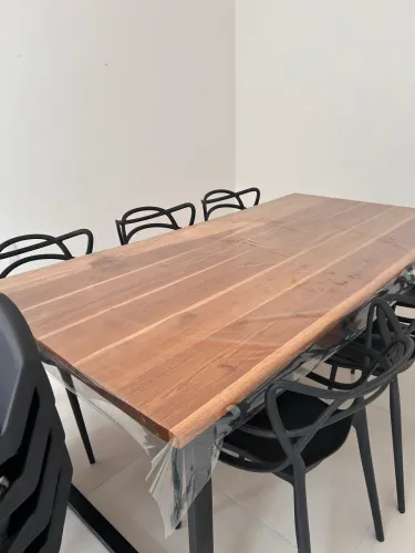 Mesa de madeira Teca 