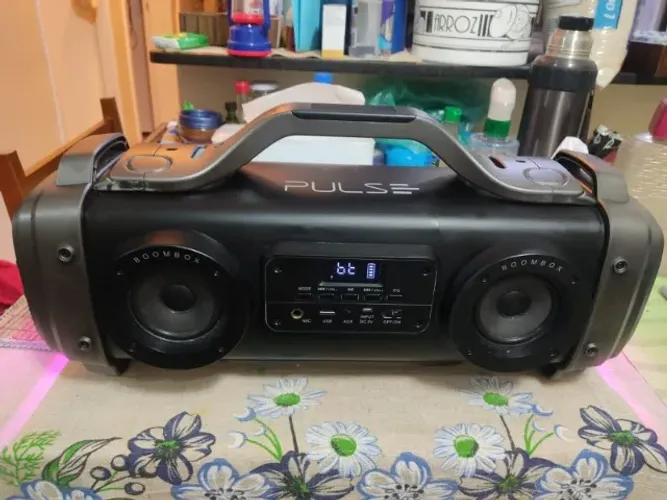 Caixa Som Pulse Mega Boombox 440W Sp363 Preto