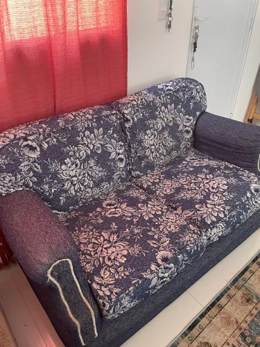 Sofá 2 lugares estampado *doação*