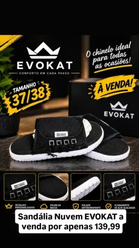 Sandália Nuvem EVOKAT a venda por apenas 139,99
