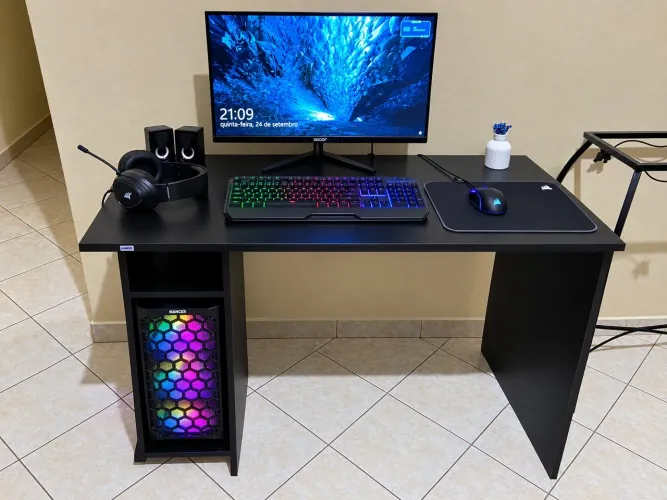 PC Gamer Completo i7 + RX 580 8GB + 16GB RAM + Monitor
