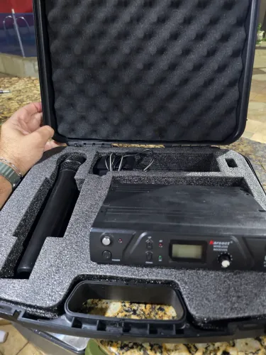 Microfone karsect kit com case
