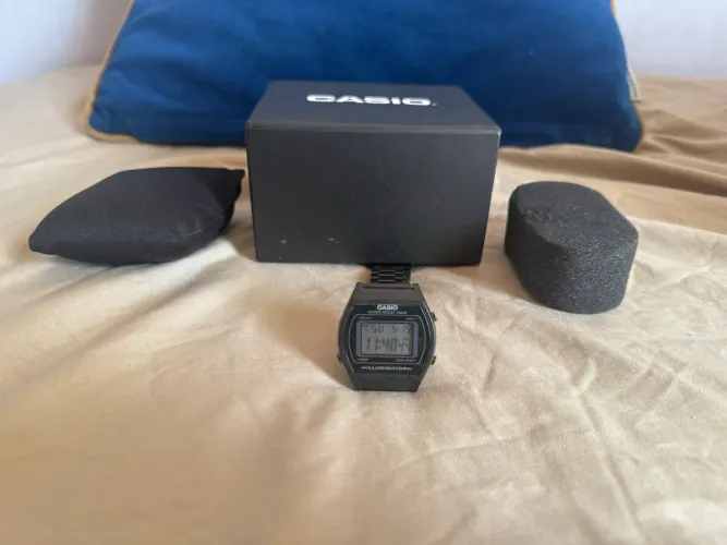 Relógio Casio Vintage Unissex Digital Preto - B640wb-1adf.