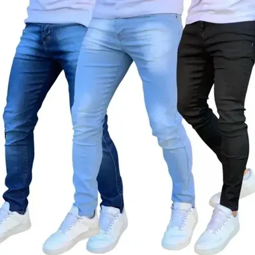 Calças Jeans Masculina Skinny tecido de alta qualidade grosso   RS= 75  cada