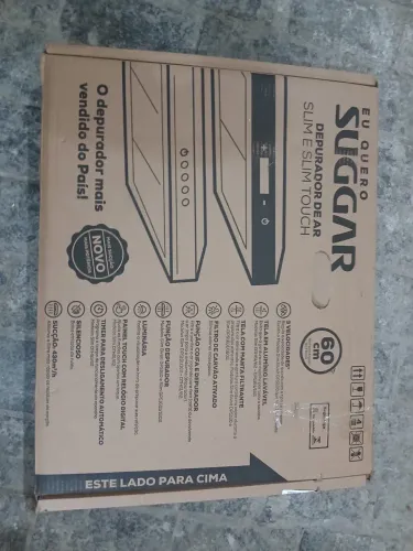 Depurador Suggar 60cm Slim Touch. Prata 127V