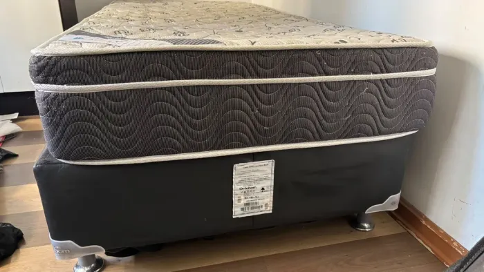 Cama Box Solteiro Ortobom + Colchão Ortobom