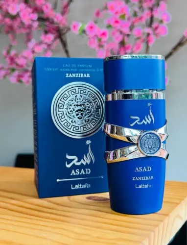 PERFUME Asad Zanzibar Lattafa EDP 100ml Árabe Importado Masculino Original Novo Lacrado 