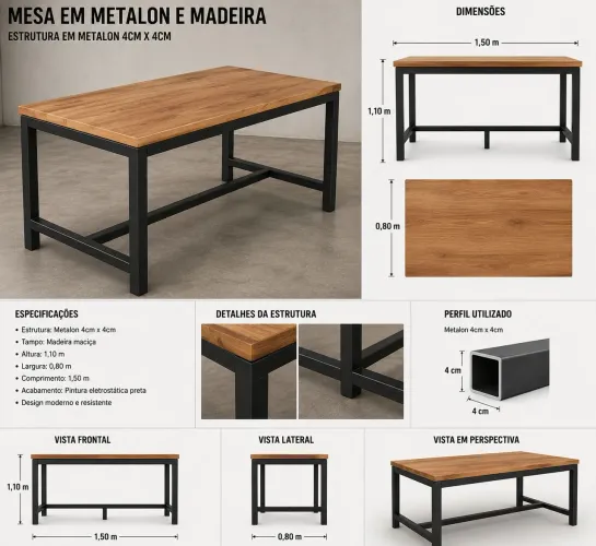 MESAS SOB ENCOMENDA 