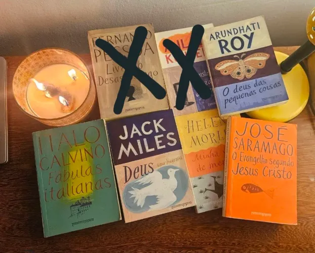 Combo 5 Livros: José Saramago, Italo Calvino, Arundhati Roy e mais