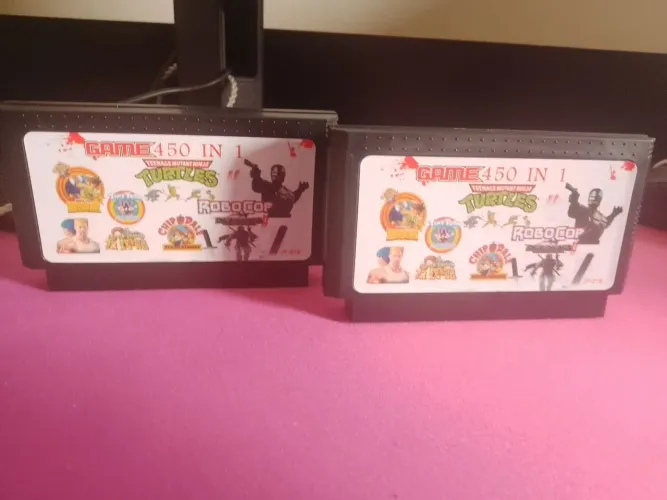 Cartucho Nintendinho NES Famicom 2 unidades 2 cartuchos