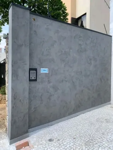 Pintor faço aplicação de efeito cimento queimado 